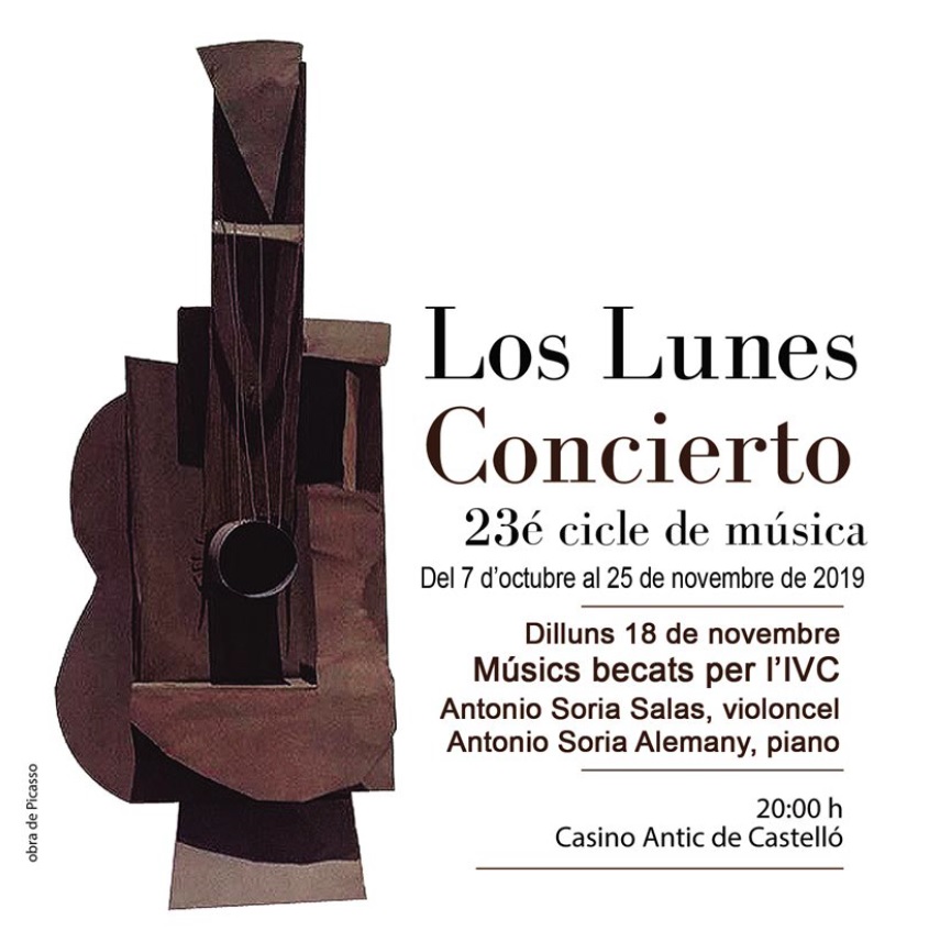 Cartel lunes concierto -18 nov