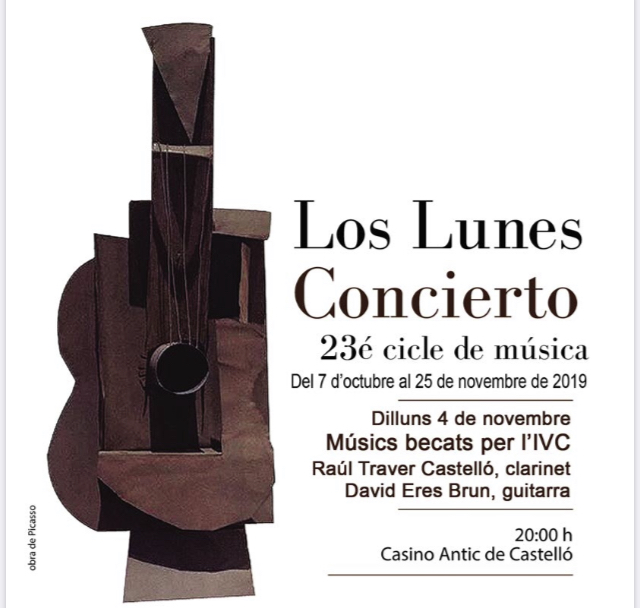 Ciclo de Música «Los lunes concierto» – Actuación de Raúl Traver y David Eres