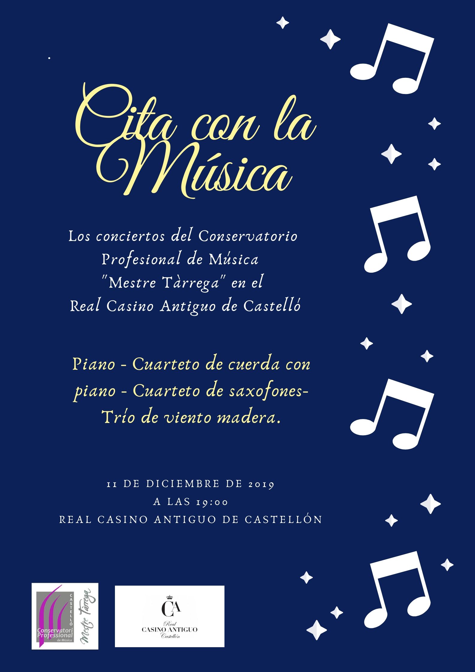 Cartel Casino 11 diciembre