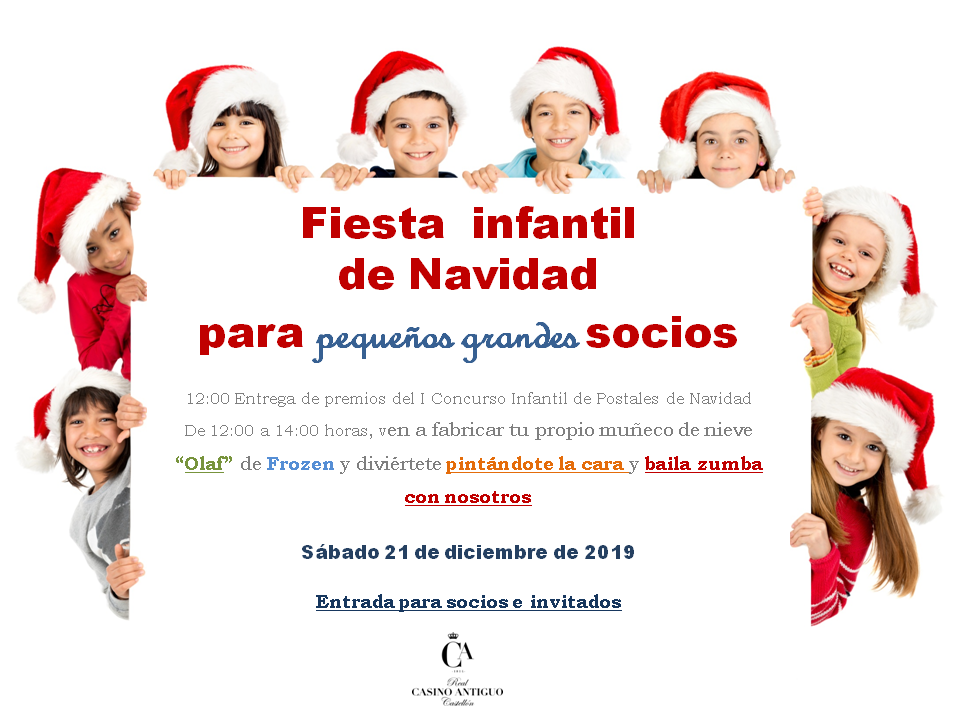 Fiesta infantil Navidad 2019-niños