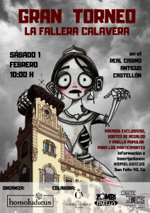 Fallera calavera Casino Antiguo Castellón