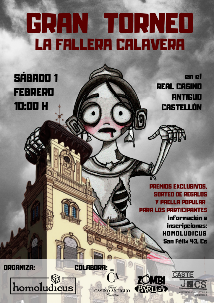 Fallera calavera Casino Antiguo Castellón