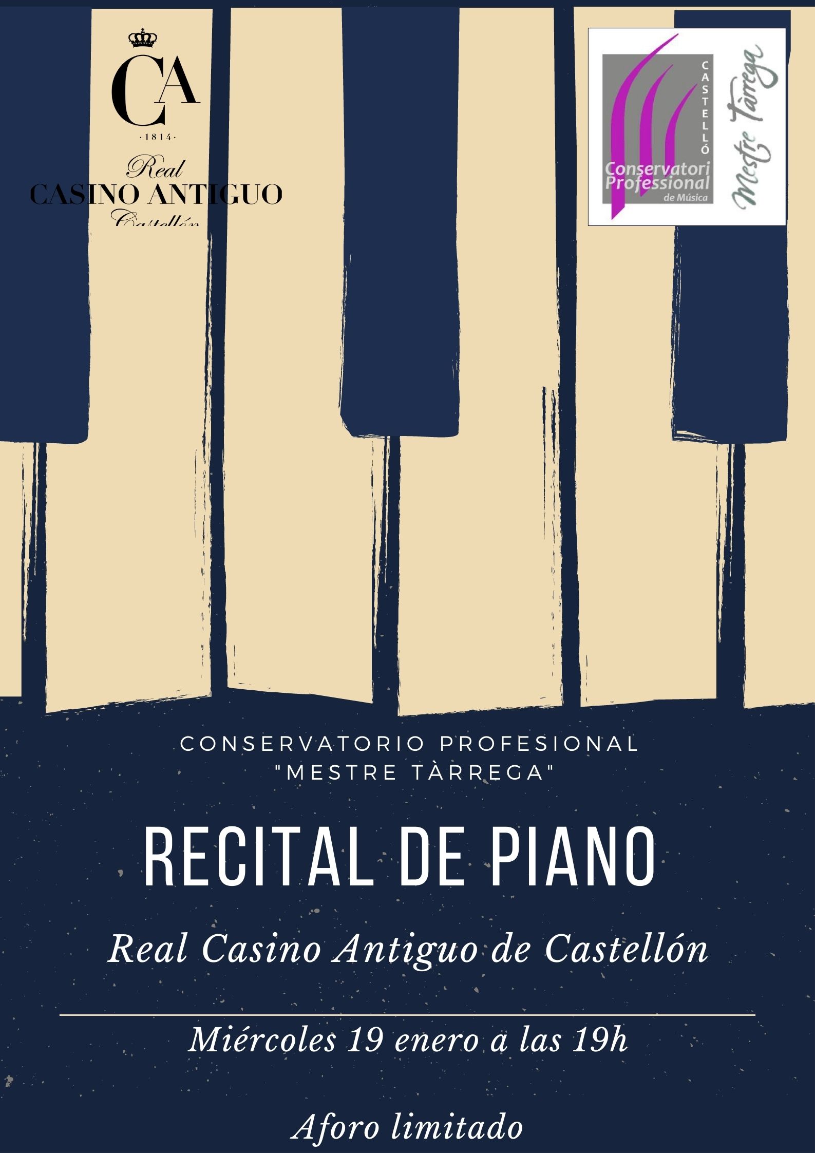 Cartel Concierto Casino 19 enero 2022