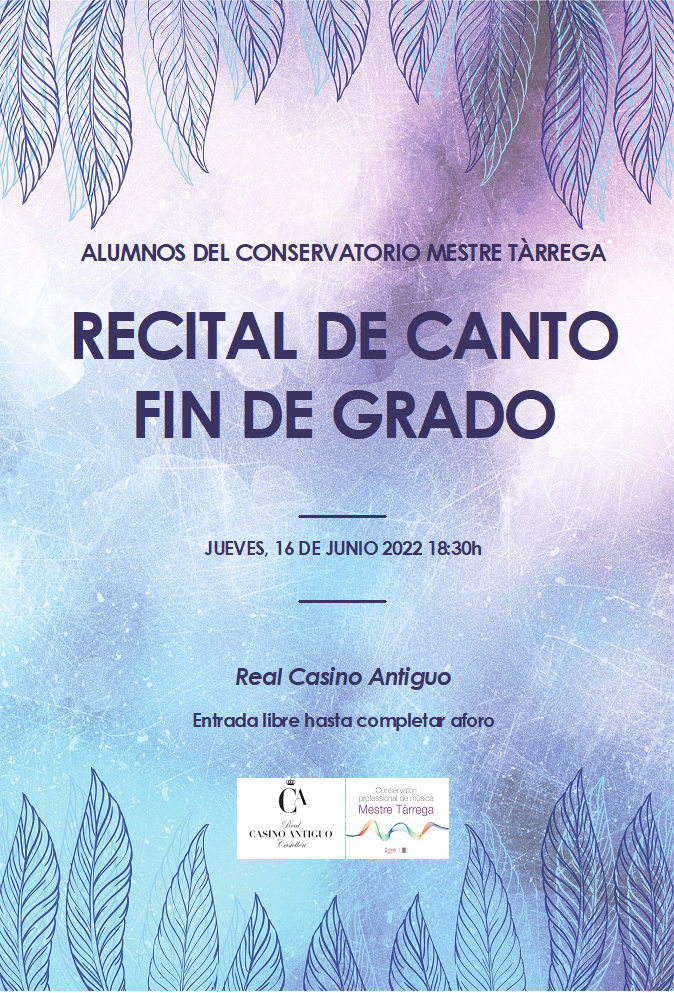 Recital de Canto 16 junio