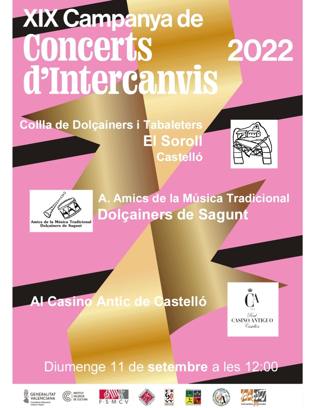 XIX CAMPANYA DE CONSERTS D´INTERCAMVIS  2022