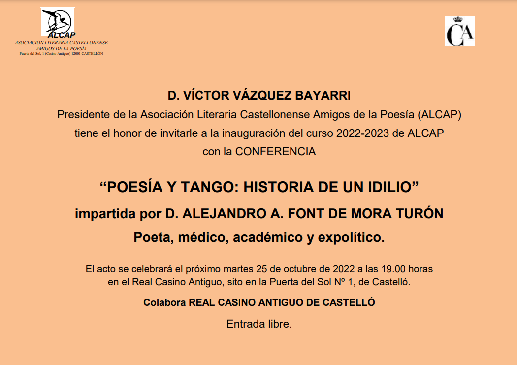 #invitacion #alcap #poesia #realcasinoantiguo #castellon