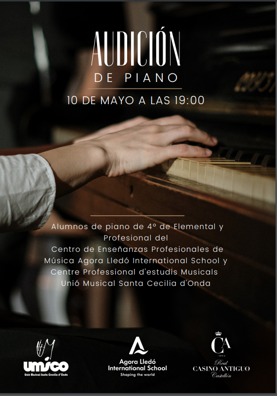 #Audición #Piano #CEPM #AgoraLledó #RealCasinoAntiguo #Castellón _ 10052023