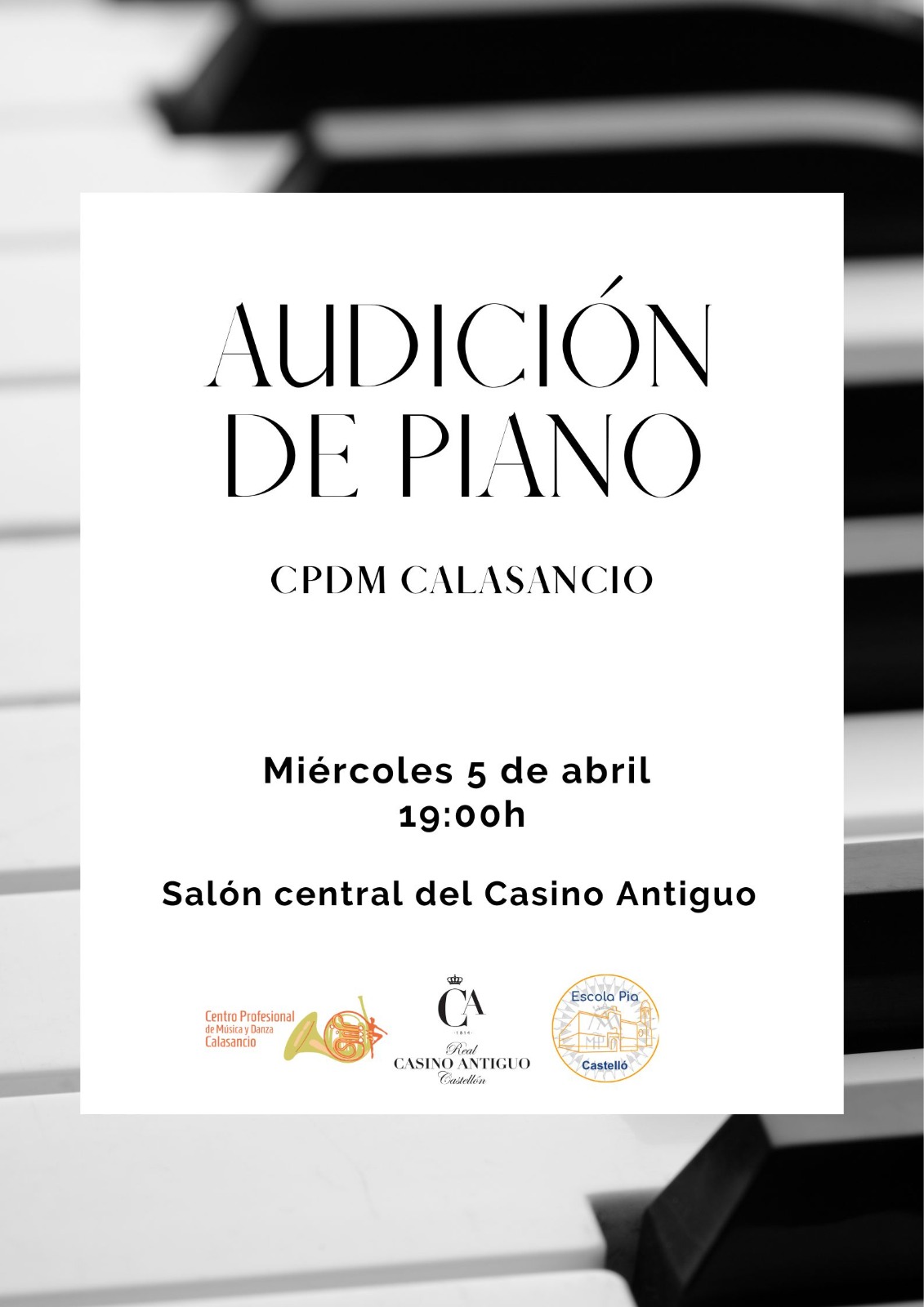 Audición Piano CPDM Calasancio RCA