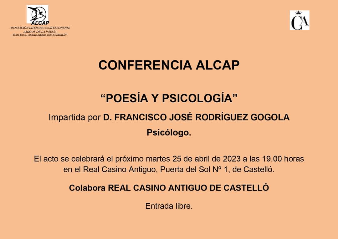#Conferencia ALCAP #RealCasinoAntiguo _ 25042023
