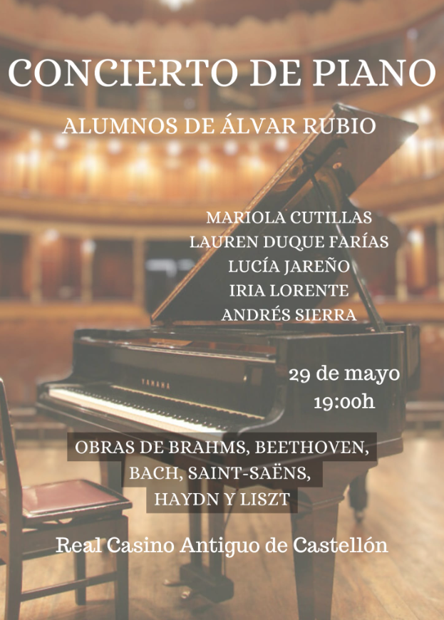 #Concierto #Piano #CSMC #RealCasinoAntiguo - 29052023