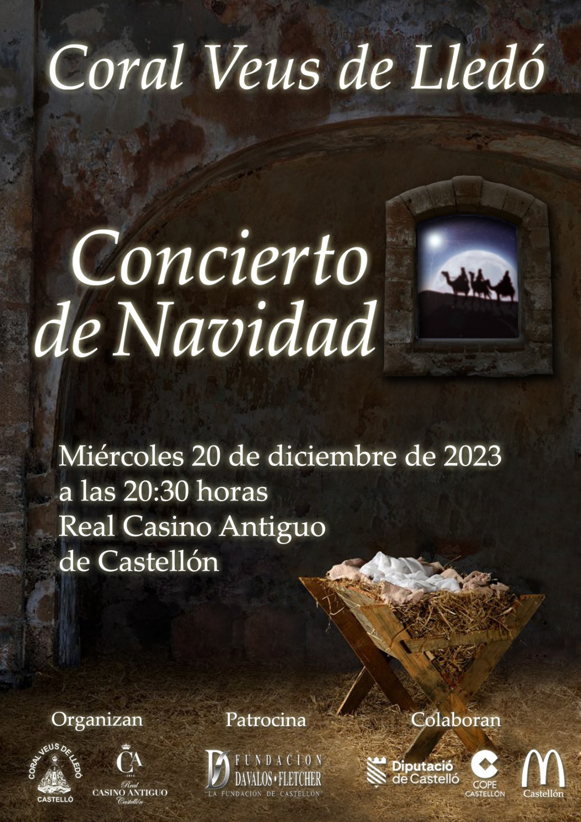 #conciertonavidad #veusdelledó #realcasinoantiguo 20102023
