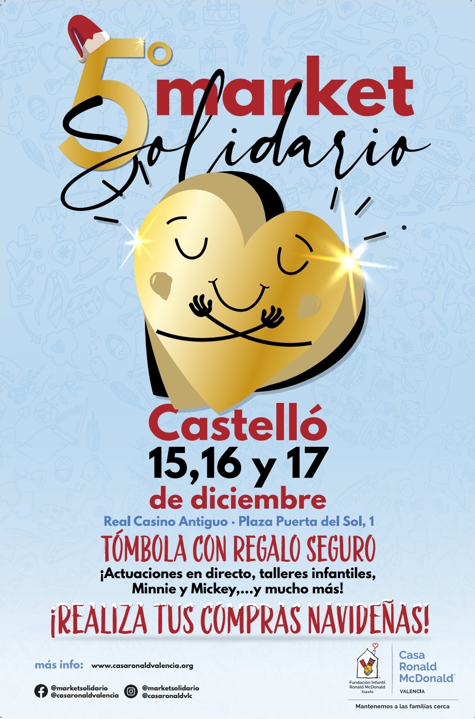 #marketsolidario #5edición #realcasinoantiguo #castellon #FundaciónRonaldMcDonald