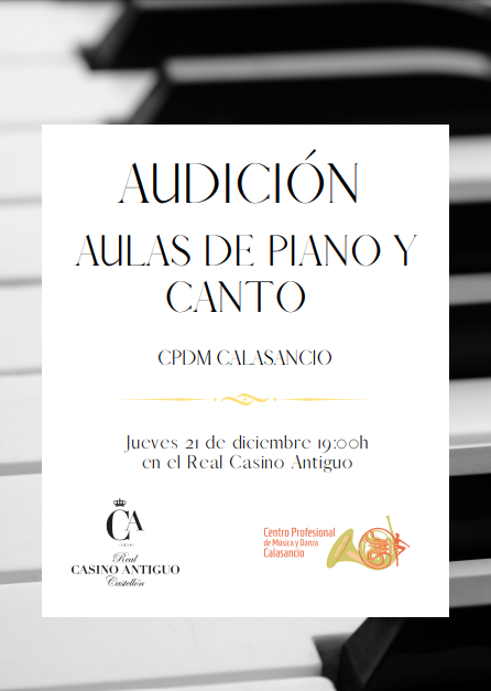 #audicion_piano_y_canto #CentroProfesionaldeMúsicayDanzaCalasancio #RealCasinoAntiguo - 2112023