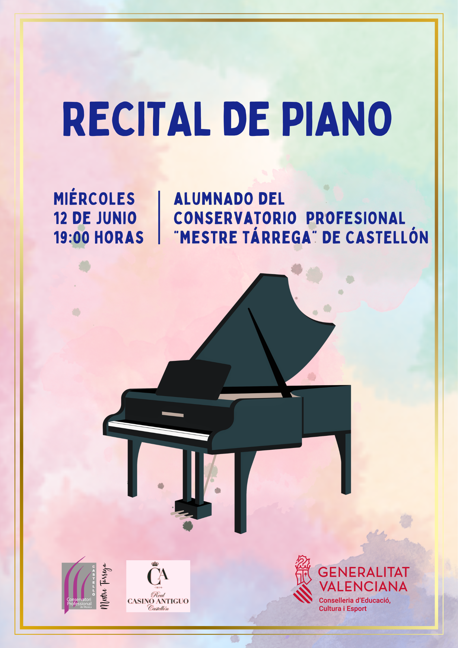 Casino Cartel Concierto Piano12 junio