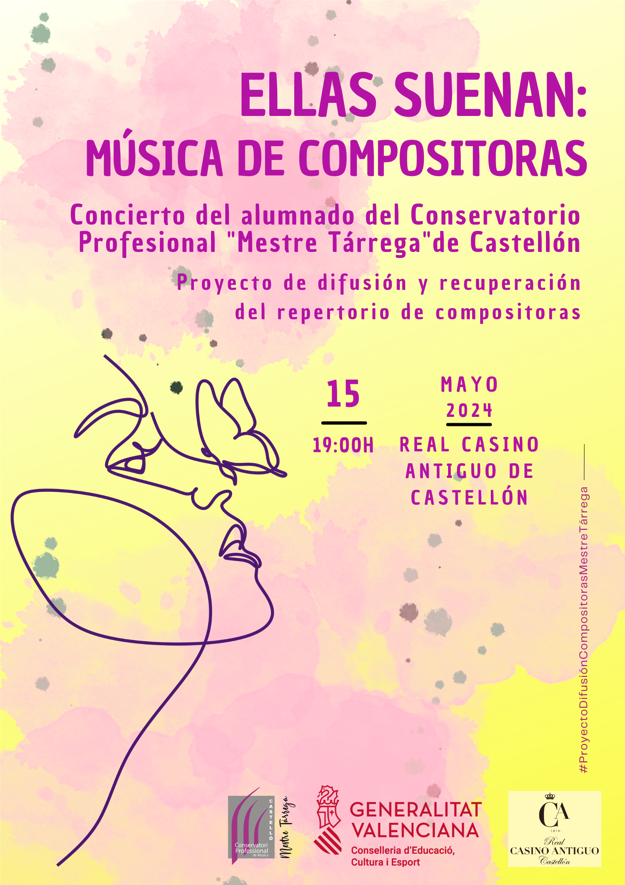 Concierto mujeres compositoras - Conservatori Mestre Tarrega 2024