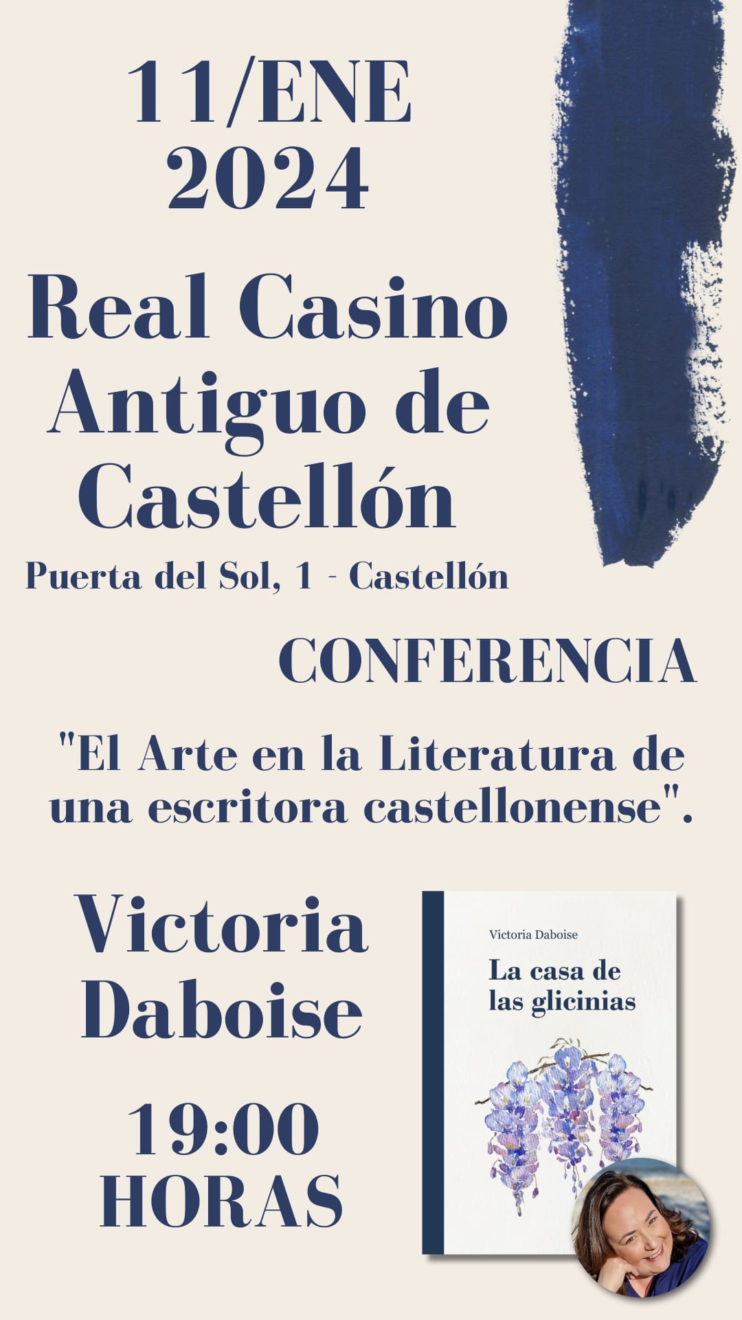 #Conferencia #VictoriaDaboise #11enero2024