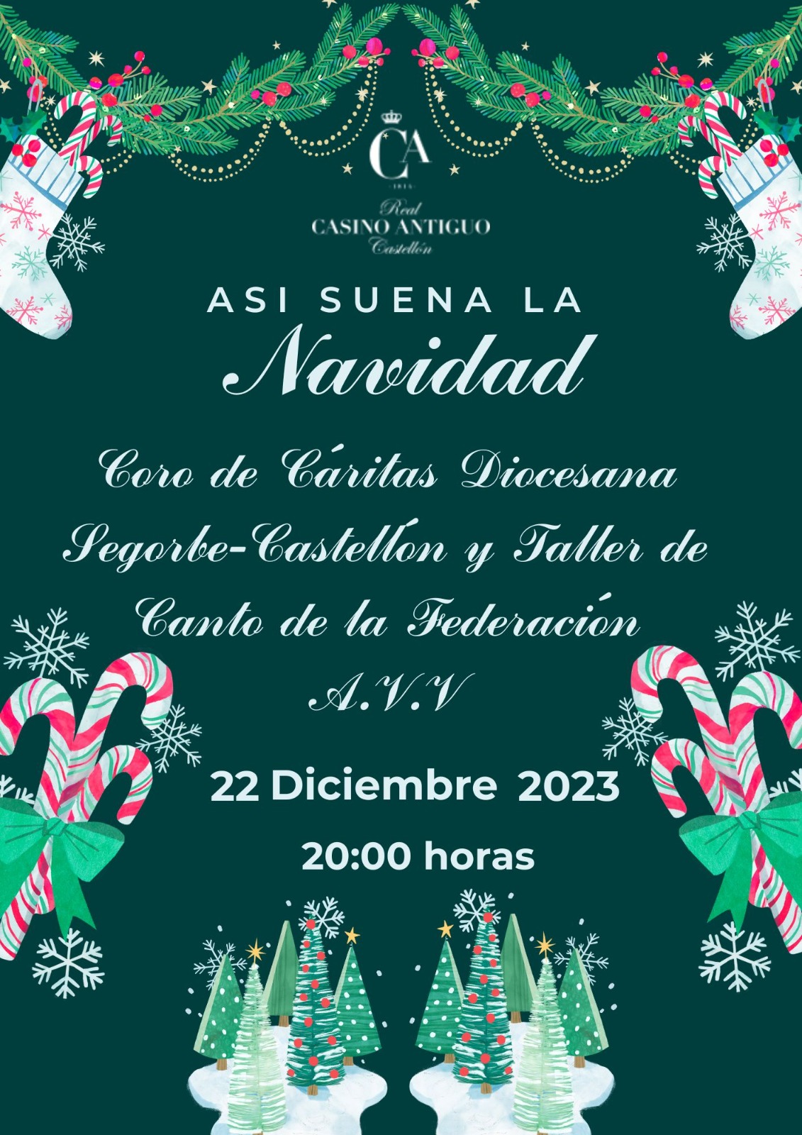 #Recital #CoroCaritas #Musica #Cultura #Navidad #RealCasinoAntiguo - 22122023