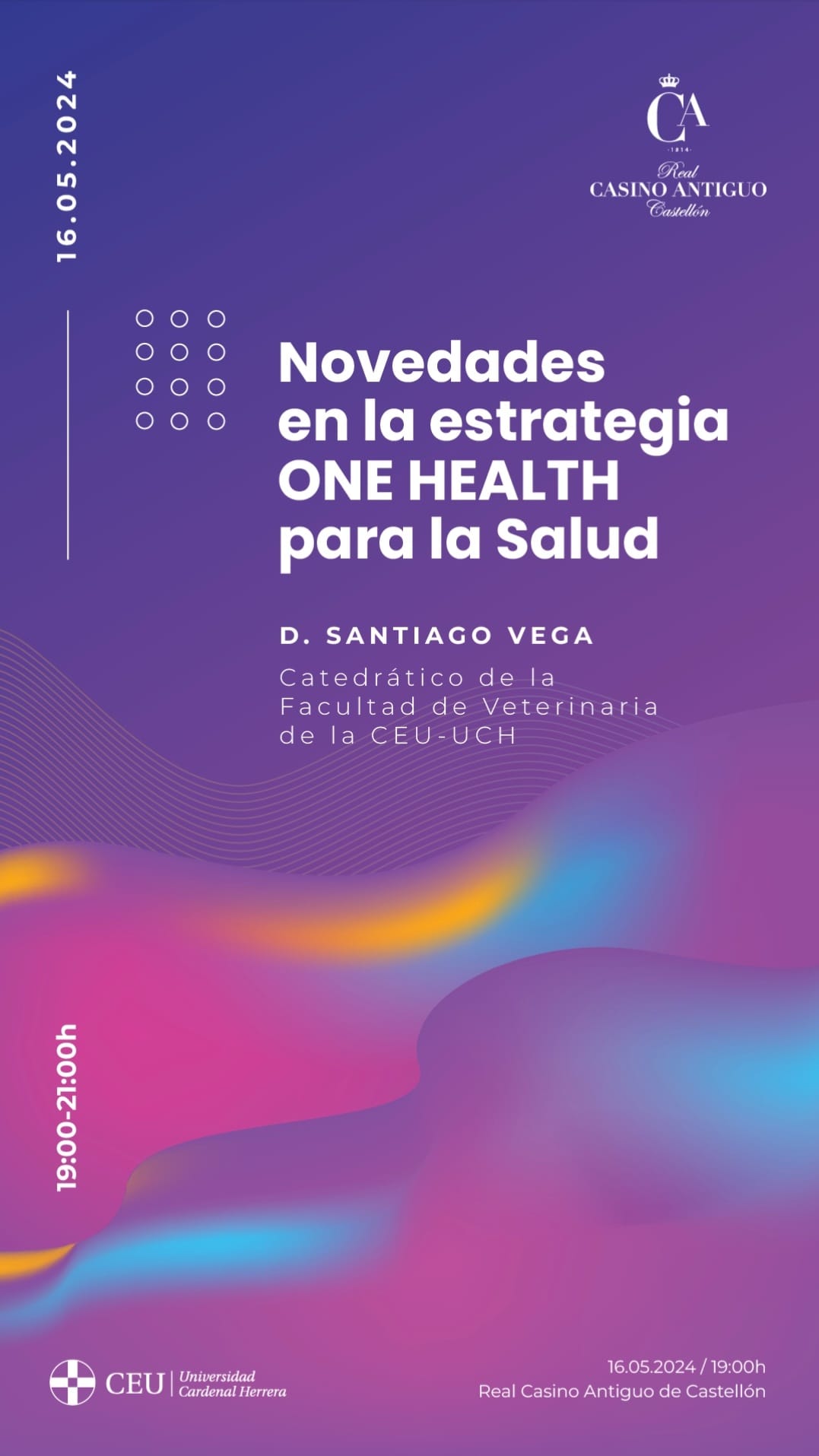 NOVEDADES EN LA ESTRATEGIA ONE HEALTH PARA LA SALUD – Conferencia CEU