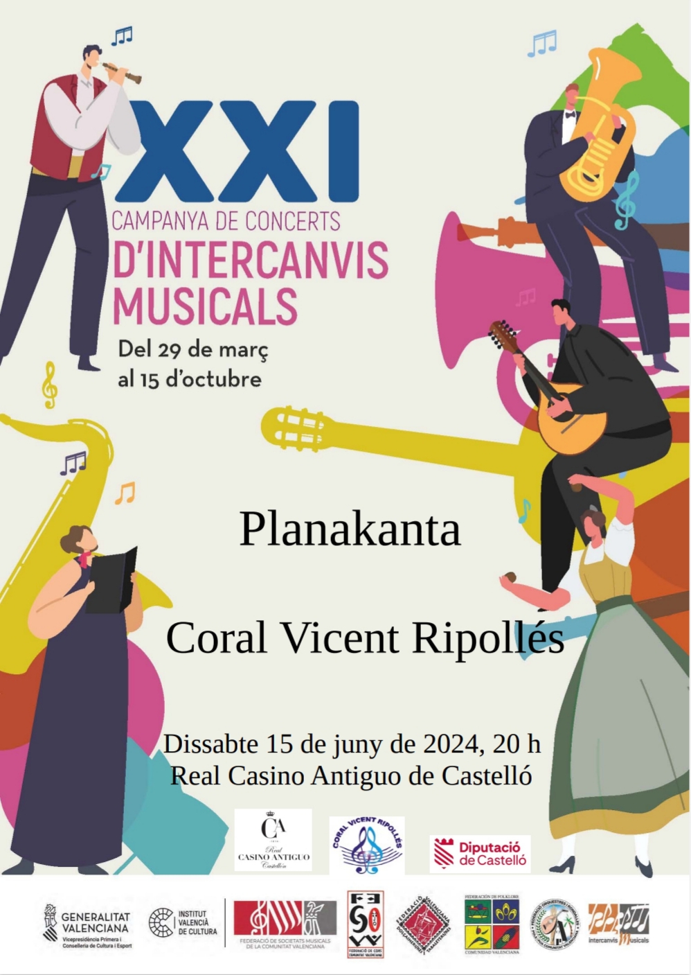 Concierto Coral Vicent Ripollés - Planakanta #RCA junio 2024