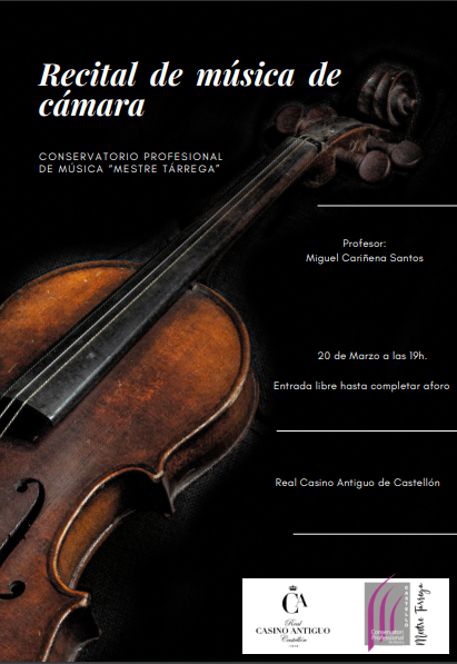 #Recital #MúsicadeCámara #ConservatoriProfessional #MestreTàrrega #RealCasinoAntiguo_20032024
