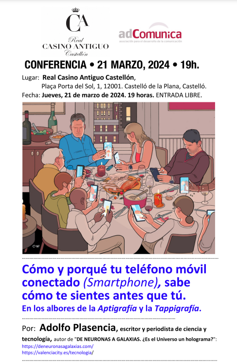 #Conferencia #AdolfoPlasencia #adComunica #RealCasinoAntiguo - 21032024