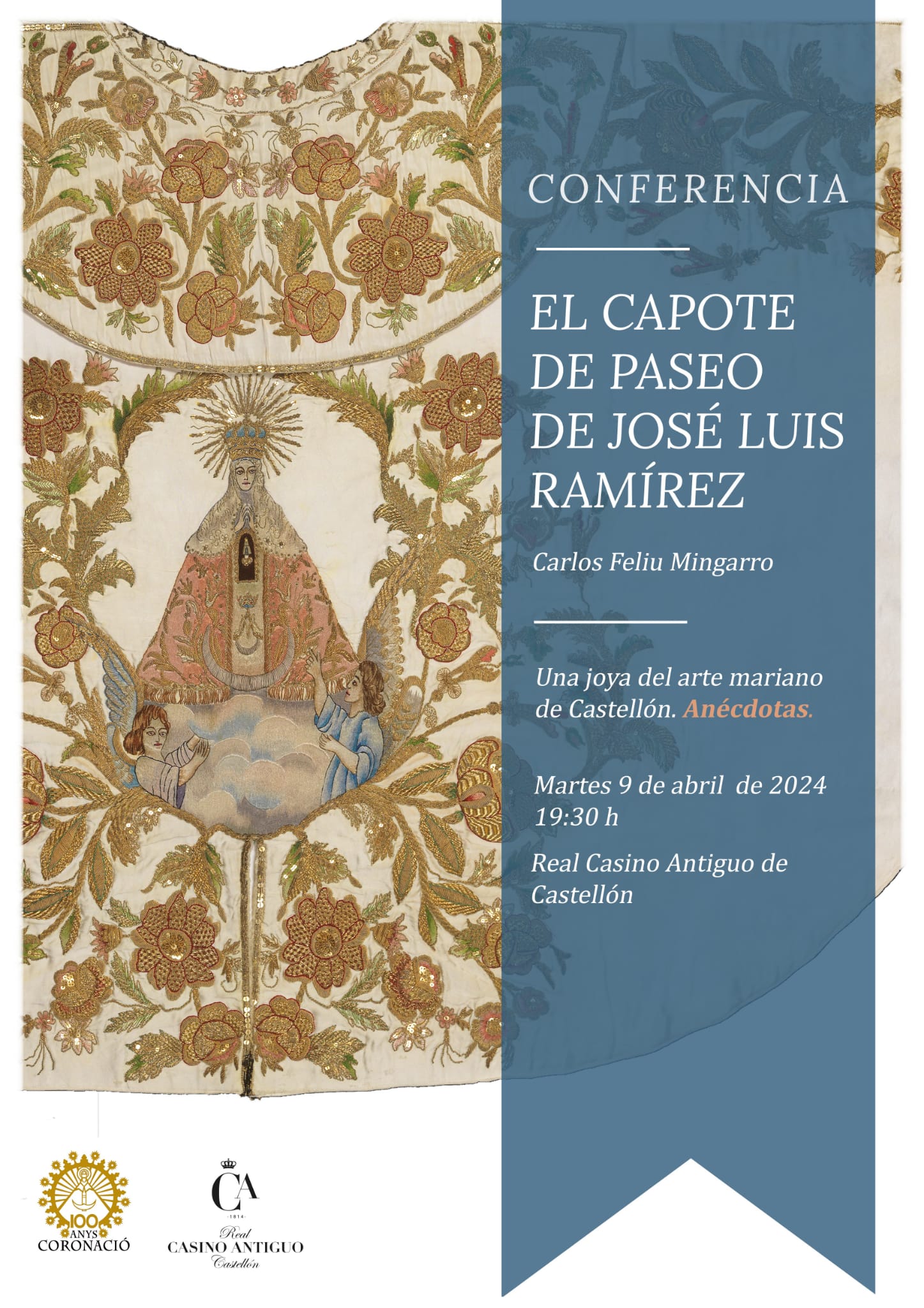 #Conferencia #CentenarioCoronaciónLledó #RealCasinoAntiguo #CapoteRamírez