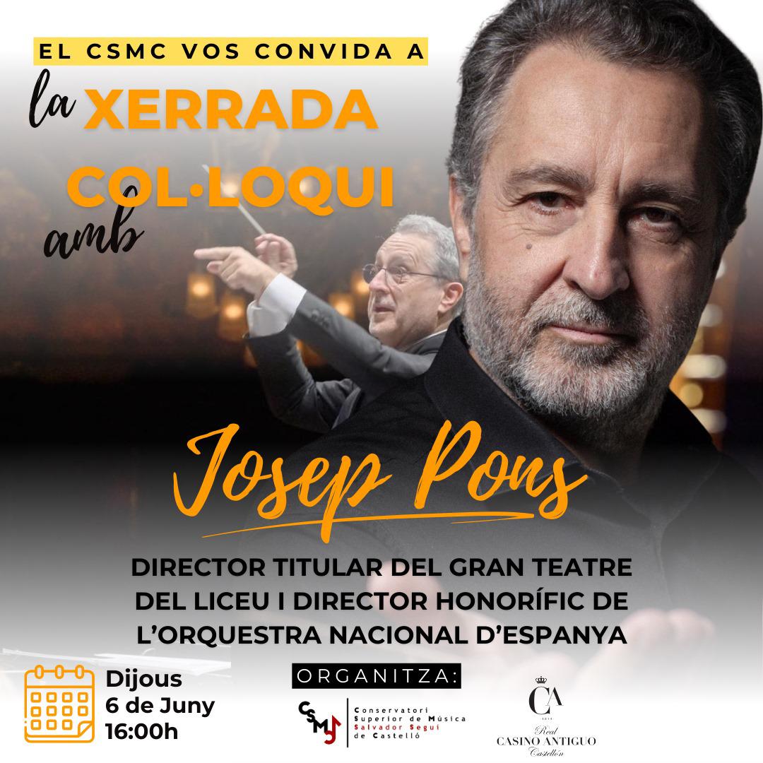 Xerrada col.loqui Josep Pons - Grand Liceu