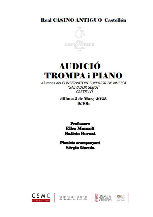 Audición Trompa - CSMC Salvador Segui_03032025