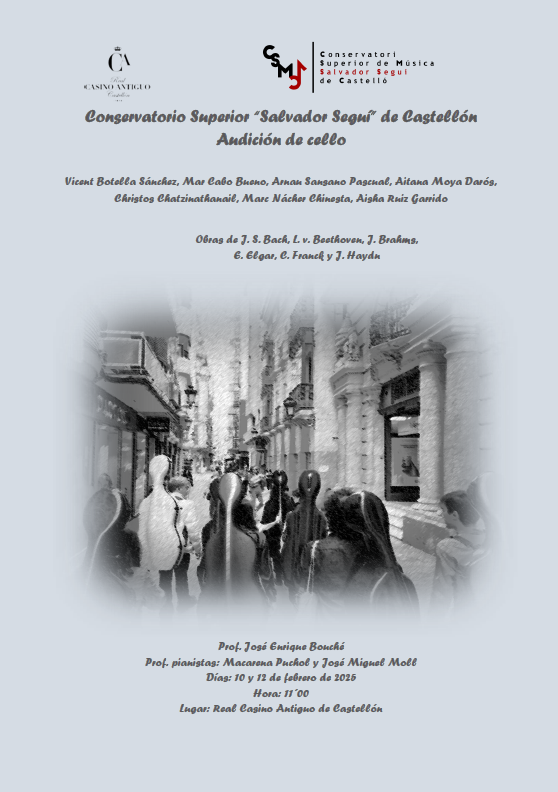 #Audición #Violonchelo CSMC Salvador Segui_10022025