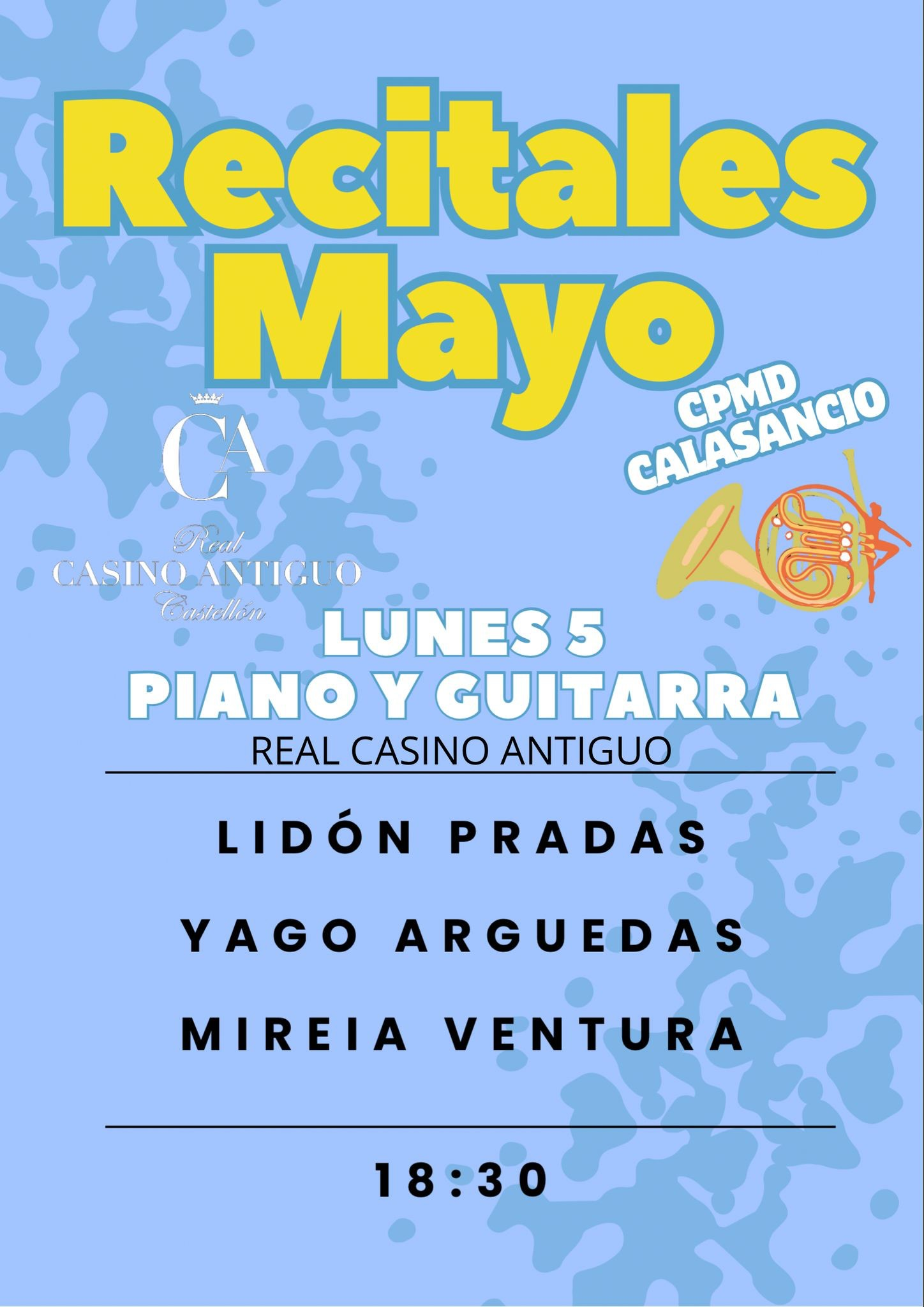 Recital de Piano y Guitarra - CPMD Calasancio