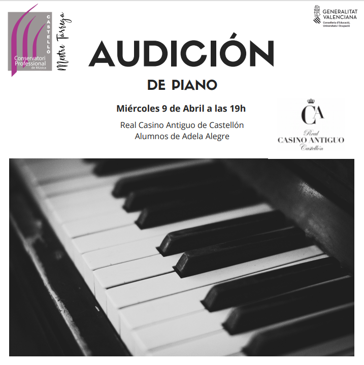 #Audición #Piano #CPMCMestreTarrega