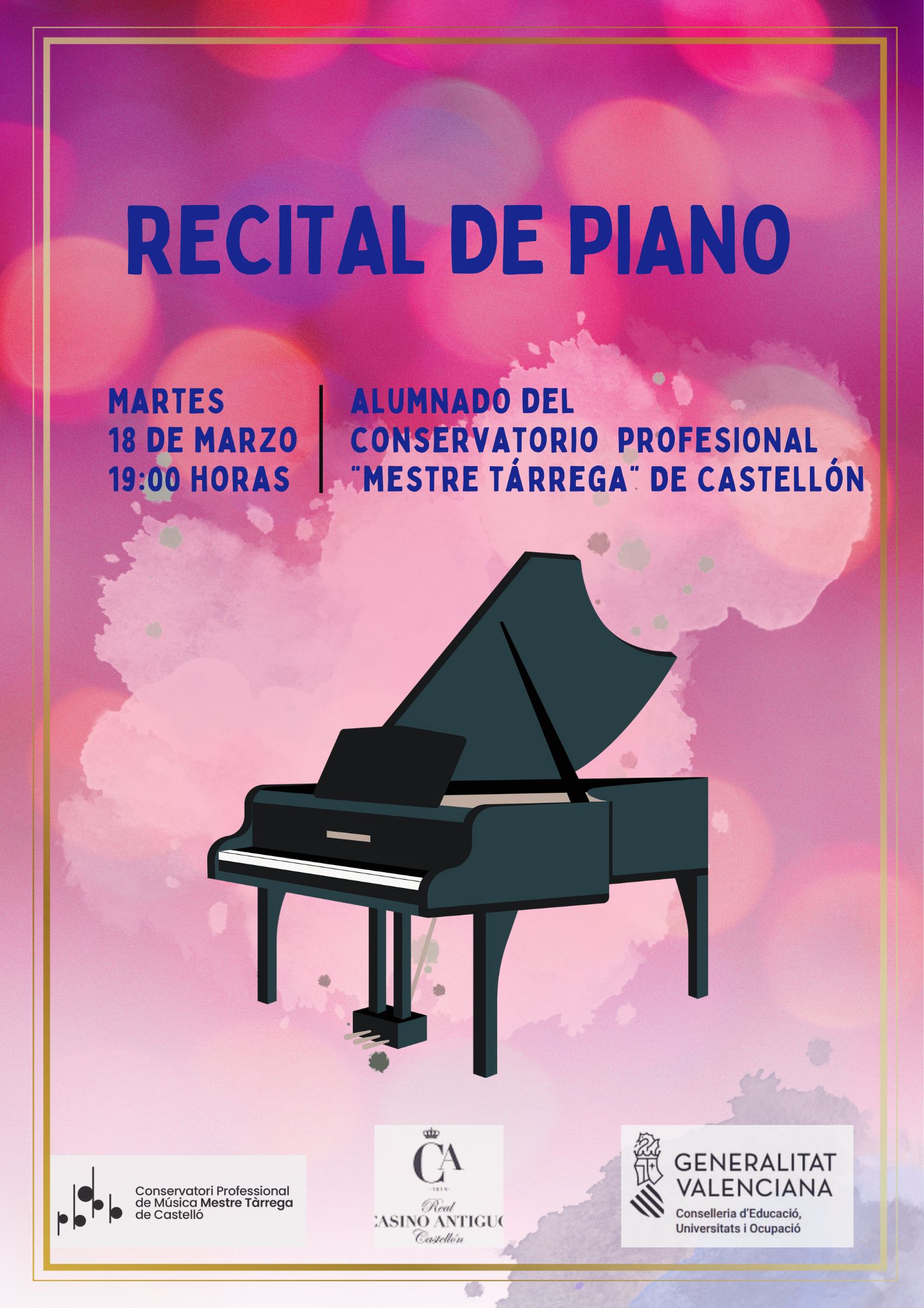 Casino Antiguo Recital 18 marzo
