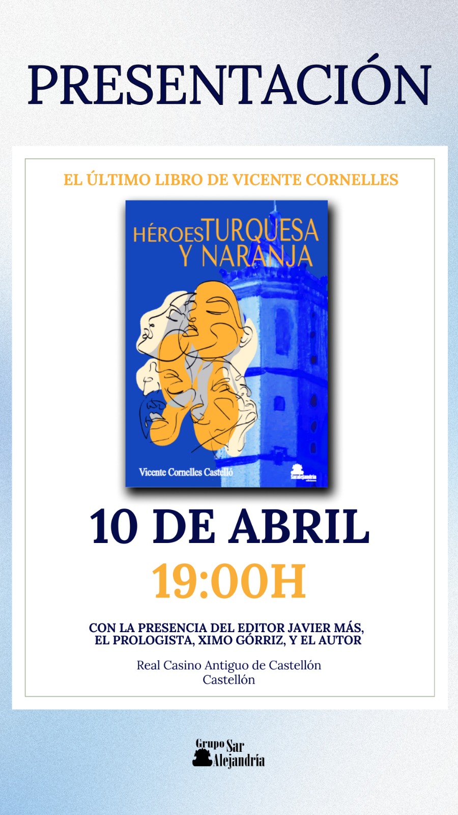 Presentación libro Vicente Cornelles - 10 abril 2025