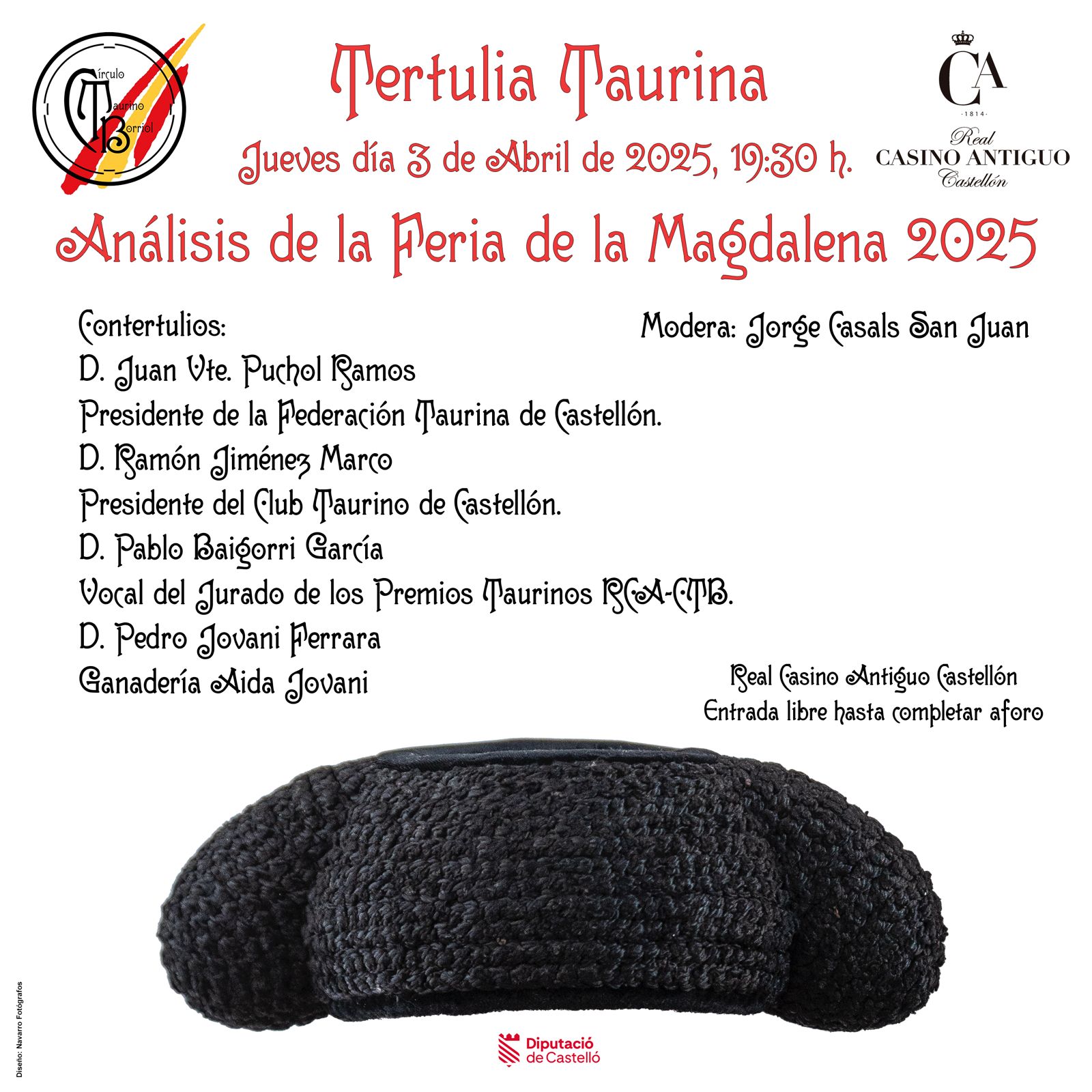 Tertulia Taurina Feria Magdalena 2025