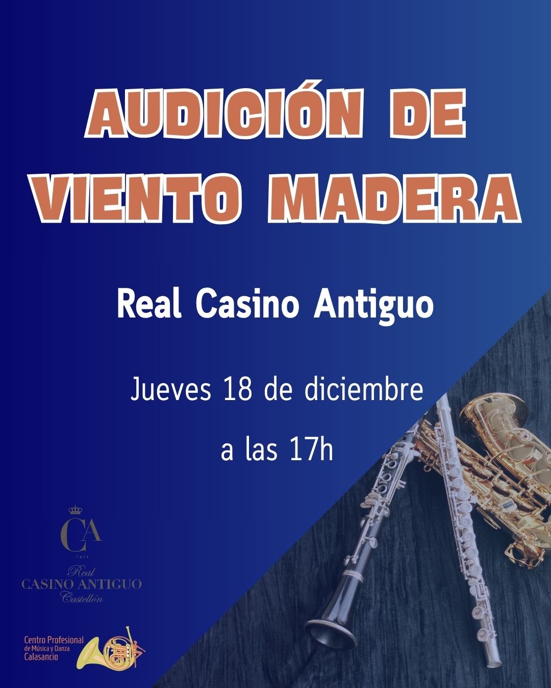 #Audicion #VientoMadera
