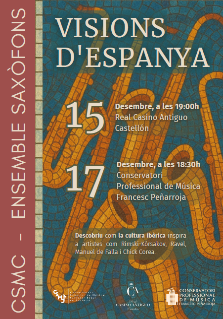VISIONS D'ESPANYA_ENSEMBLE SAXOFONS CSMC Salvador Segui_15122025