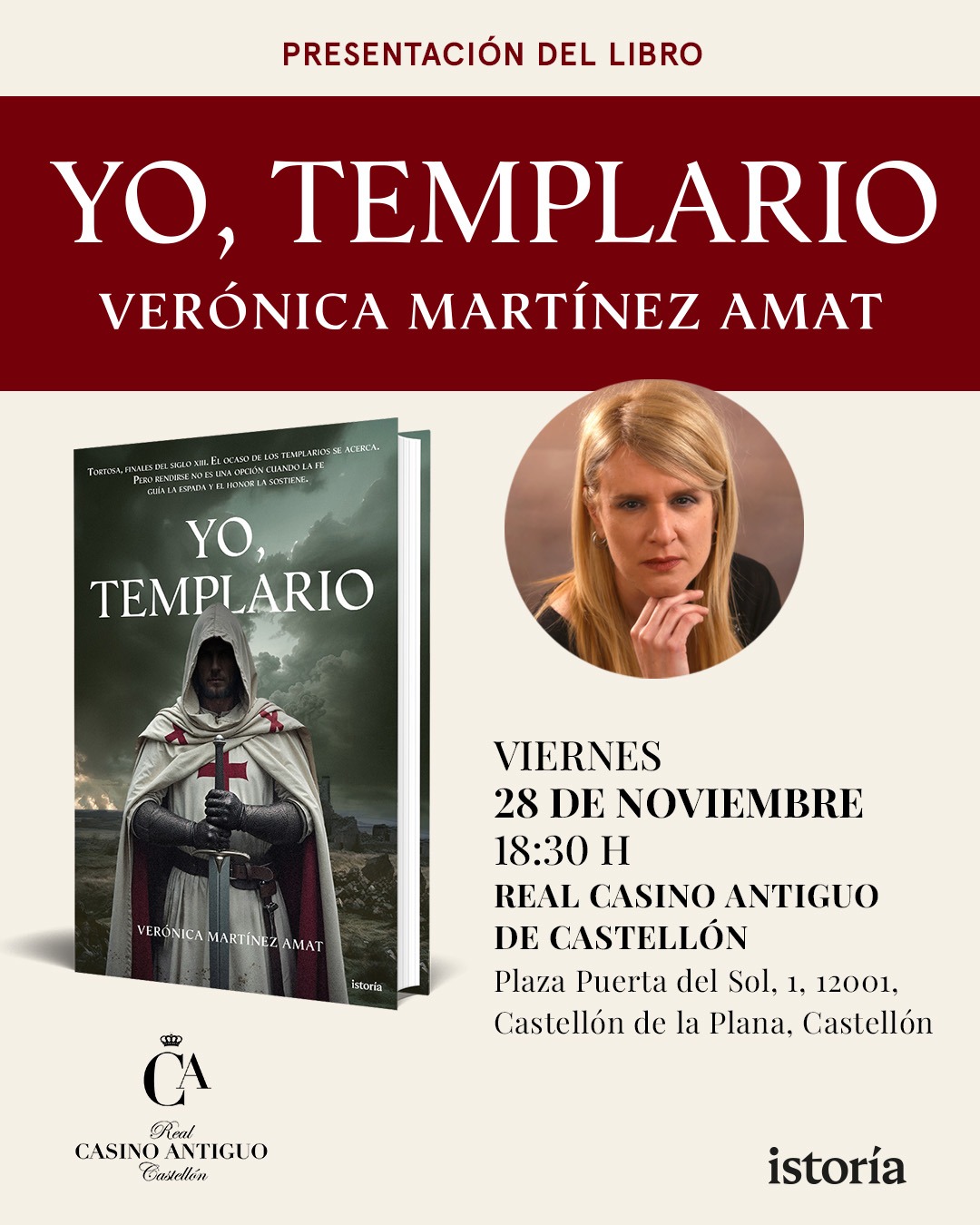#LIBRO #YOTEMPLARIO #ISTORIA-GRUPOPLANETA #VERONICAMARTINEZAMAT